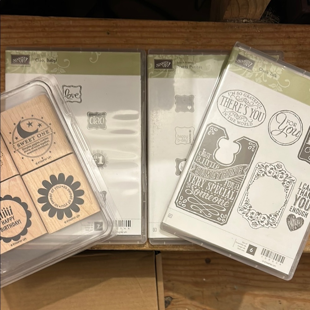 Tons of tags and mini label NWE! Stampin up stamps.